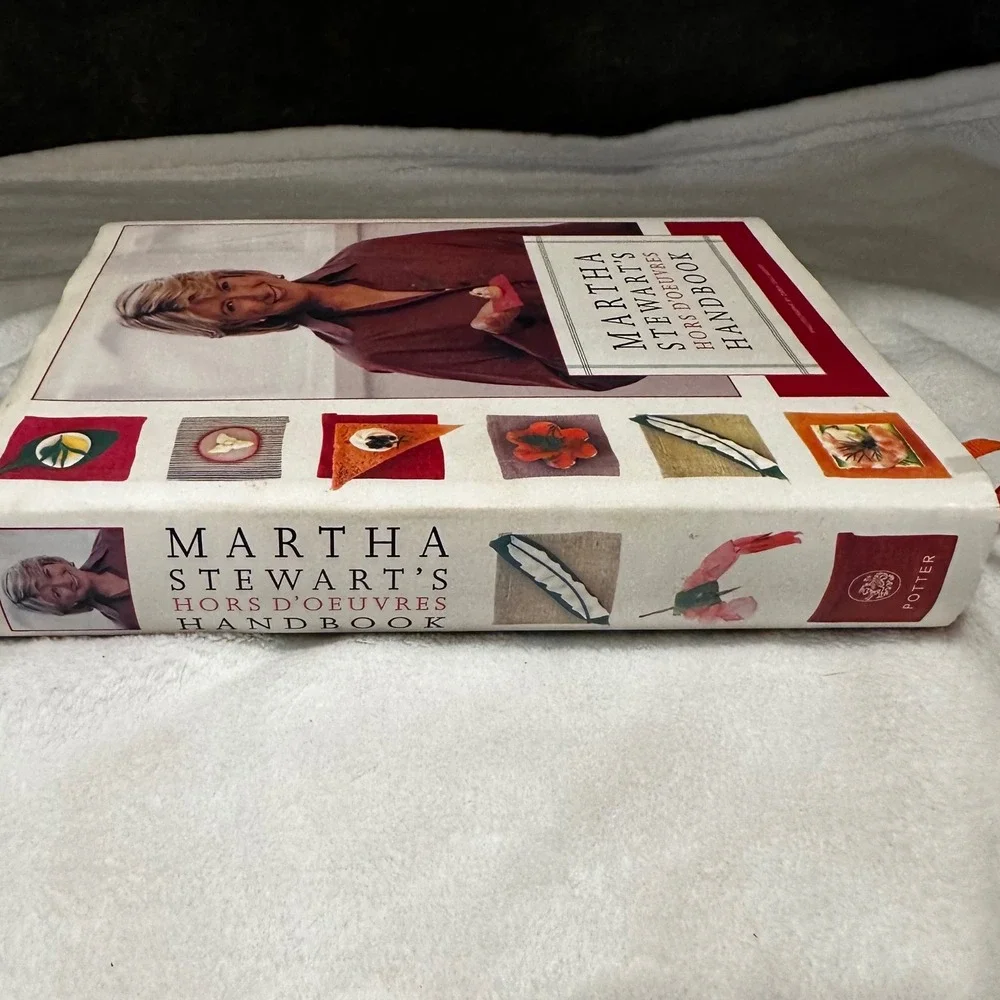 Martha Stewart Hors D'Oeuvres Cookbook Hardcover 1999 Excellent Cottagecore Vtg